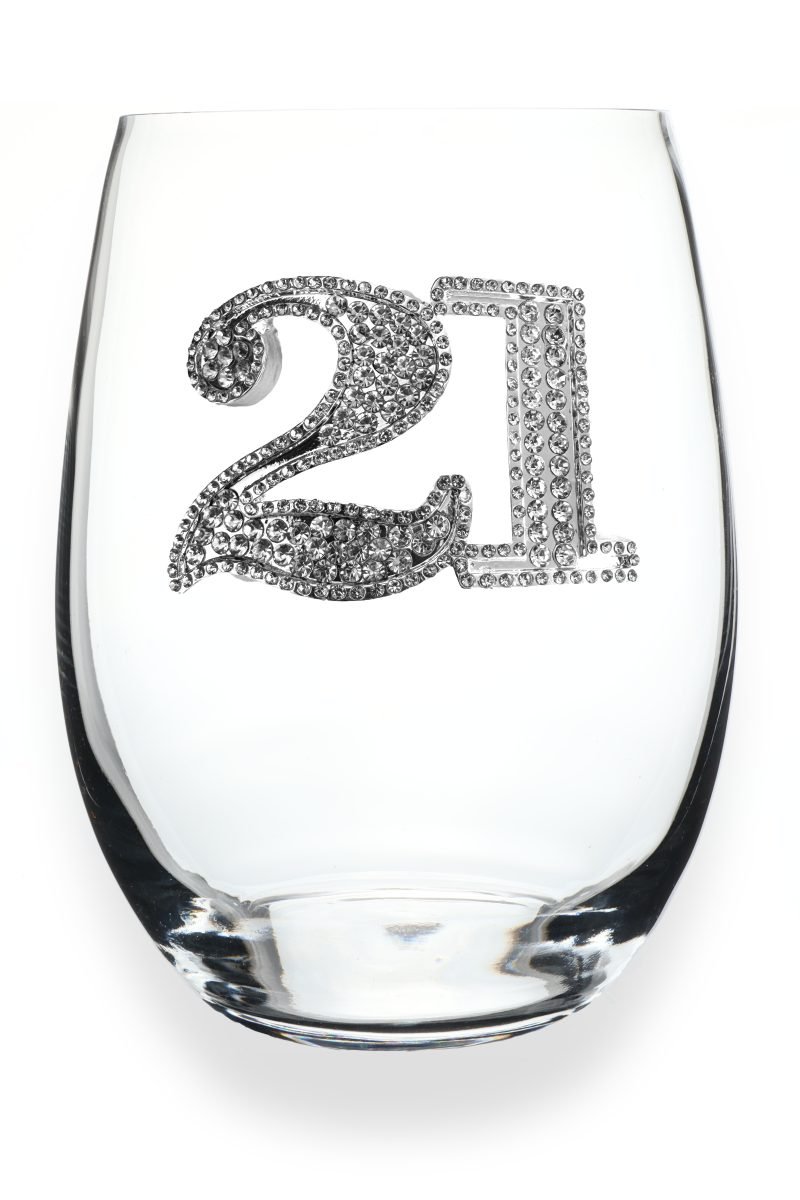 21st Birthday Stemless