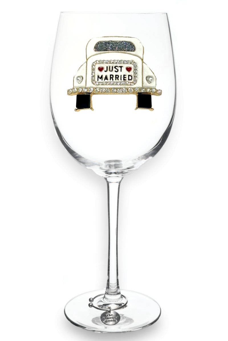 Just Married Drinkware - Stemmed
