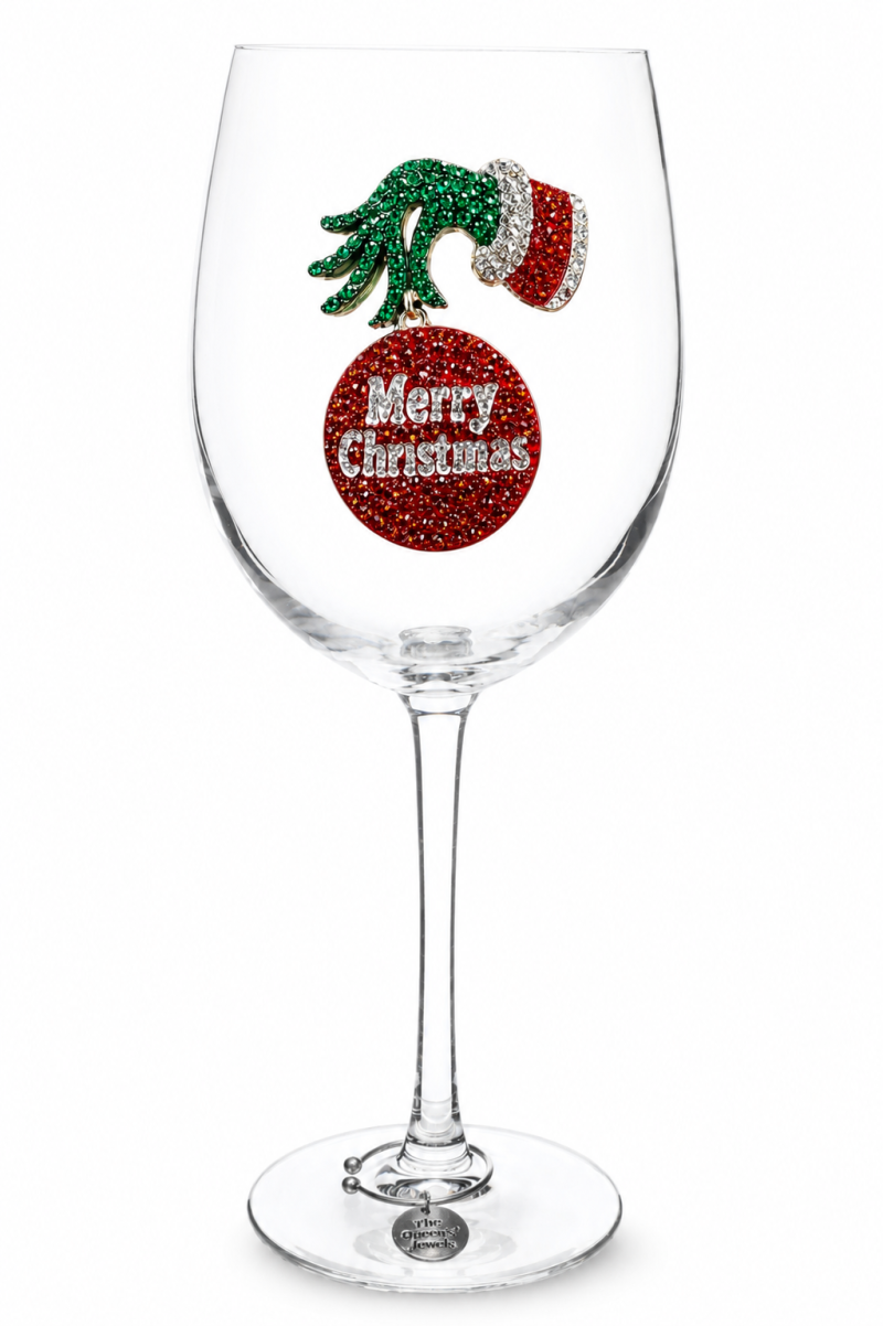 Grumpy Christmas Jeweled Drinkware