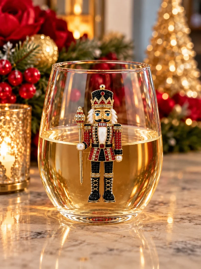 Nutcracker Jeweled Drinkware - Image 3